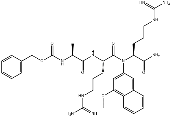 Z-Ala-Arg-Arg-4MβNA acetate salt