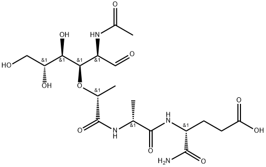 Ac-muramyl-D-Ala-D-Glu-NH