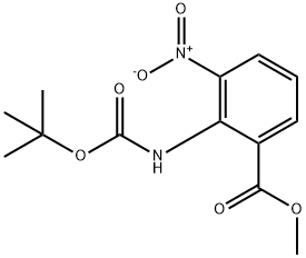 2-(叔丁氧基甲酰胺)-3-硝基苯甲酸甲酯