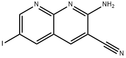 2-氨基-6-碘-[1,8]萘啶-3-甲腈