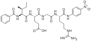 Bz-Ile-Glu-Gly-Arg-pNA acetate salt