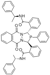 2,2′-[(1S,3S)-2,3,5,10-四氢-5,10-二氧-2-苯基-1H-[1,2,4]二氮杂磷杂环戊烷[1,2-b]酞嗪-1,3-二基]双[N-(1S)-1-苯乙基]苯酰胺]