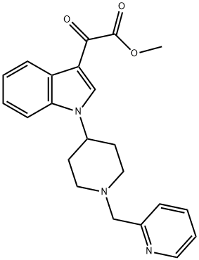 2-氧代-2-(1-(1-(吡啶-2-基甲基)哌啶-4-基)-1H-吲哚-3-基)乙酸甲酯