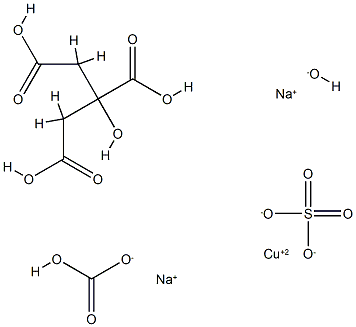 Benedict's reagent for the qualitative determination of sugars