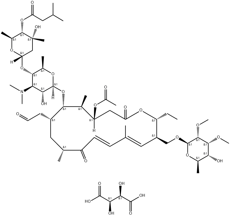 (2R,3R,4R,5R,6R)-6-(((2R,3R,4E,6E,9R,11R,12S,13S,14R)-12-(((2S,3R,4R,5S,6R)-5-(((2S,4R,5S,6S)-5-乙酰氧基-4-羟基-4,6-二甲基四氢-2H-吡喃-2-基)氧基)-4-(二甲基氨基)-3-羟基-6-甲基四氢-2H-吡喃-2-基)氧基)-2-乙基-14-羟基-5,9,13-三甲基-8,16-二氧杂-11-(2-氧乙基）氧杂环十六烷-4,6 -二烯-3-基)甲氧基)-4,5-二甲氧基-2-甲基四氢-2H-吡喃-3-