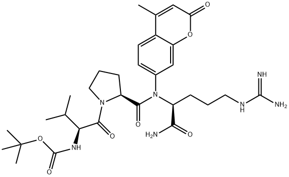 Boc-Val-Pro-Arg-AMC hydrochloride salt