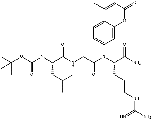 Boc-Leu-Gly-Arg-AMC acetate salt