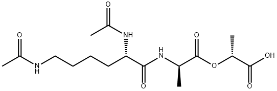 Ac-Lys(Ac)-D-Ala-D-lactic acid