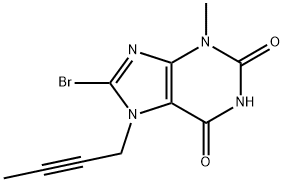 8-Bromo-7-(but-2-yn-1-yl)-3-methyl-1H-purine-2,6(3H,7H)-dione