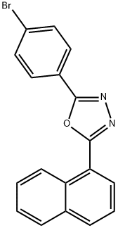 2-(4-溴苯基)-5-(1-萘基)-1,3,4-噁二唑