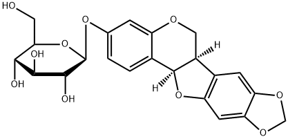 三叶豆紫檀苷(红车轴草根苷;红车轴草根甙;三叶豆根苷;马卡因-3-O-葡萄糖苷;高丽槐素-D-葡萄糖)