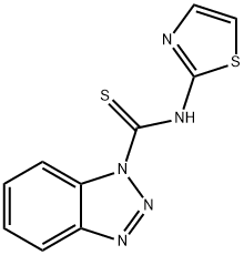 N-(2-噻唑基)-1H-苯并三唑-1-硫代酰胺
