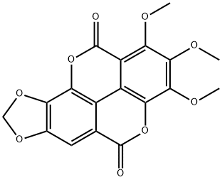 1,2,3-Tri-O-methyl-7,8-methyleneflavellagic acid