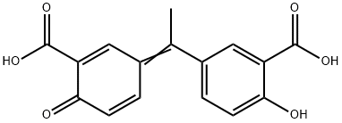 5-[1-(3-羧基-4-氧代-2，5-环己二烯-1-亚基)乙基]-2-羟基苯甲酸(置于无阀气瓶中)[阀需另购(产品号:V0030)]