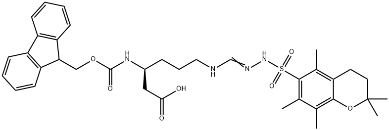 Nβ-Fmoc-Nω-(2,2,5,7,8-五甲基色满-6-磺酰基)-L-β-高精氨酸