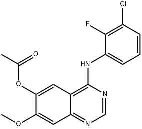4-((3-氯-2-氟苯基)氨基)-7-甲氧基喹唑啉-6-基乙酸酯