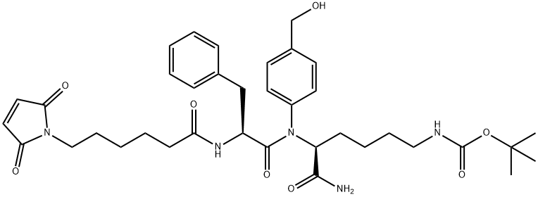 ((S)-5-((S)-2-(6-(2,5-二氧代-2,5-二氢-1H-吡咯-1-基)己酰胺基)-3-苯基丙酰胺基)-6-((4-(羟甲基)苯基)氨基)-6-氧代己基)氨基甲酸叔丁酯