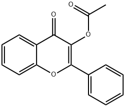 3-乙酰氧基黄酮;4-氧代-2-苯基-4H-苯并吡喃-3-基乙酸酯