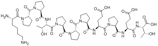 H-Lys-Pro-Pro-Thr-Pro-Pro-Pro-Glu-Pro-Glu-Thr-OH