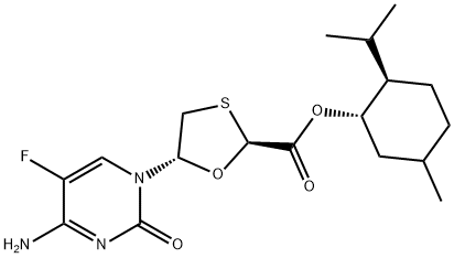 5-Fluoro ent-Lamivudine Acid D-Menthol Ester