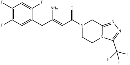(2Z)-4-Oxo-4-[3-(trifluoromethyl)-5,6-dihydro-[1,2,4]triazolo [4,3-a]pyrazin -7(8H)-yl]-1-(2,4,5-trifluorophenyl)but-2-en-2-amine