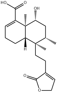 6α-Hydroxycleroda-3,13-dien-16,15-olid-18-oic acid