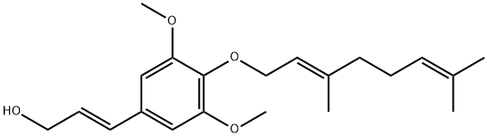 Nelumol A; (2E)-3-[4-[[(2E)-3,7-二甲基-2,6-辛二烯-1-基]氧基]-3,5-二甲氧基苯基]-2-丙烯-1-醇