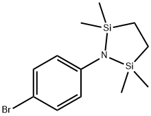 1-(p-溴苯基)-2,2,5,5-四甲基-1-氮杂-2,5-二硅杂环戊烷