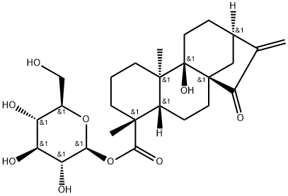 ent-9-Hydroxy-15-oxokaur-16-en-19-oic acid β-D-glucopyranosyl ester