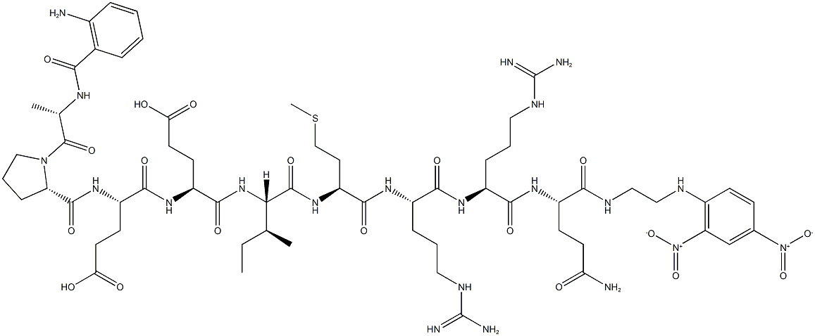 Abz-Ala-Pro-Glu-Glu-Ile-Met-Arg-Arg-Gln-EDDnp