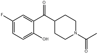 1-[4-(5-Fluoro-2-hydroxybenzoyl)-1-piperidinyl]-ethanone