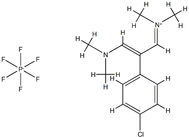 (E)-N-(2-(4-Chlorophenyl)-3-(dimethylamino)allylidene)-N-methylmethanaminiumhexafluorophosphate