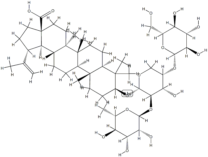 羽扇豆酸-3-[ D-葡萄糖(1→4)[ L-鼠李糖) (1→2)-L-阿拉伯糖苷