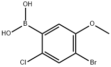 4-溴-2-氯-5-甲氧基苯硼酸,97%