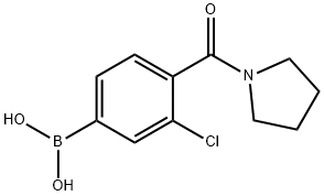 3-Chloro-4-(pyrrolidinyl-1-carbonyl)phenylboronic acid