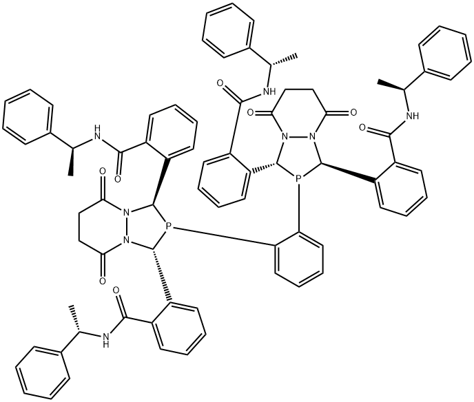 2,2′,2″,2′′′-(1,2-亚苯基双[(1R,3R)-四氢-5,8-二氧代-1H-[1,2,4]二氮杂磷杂环戊基[1,2-a]哒嗪-2,1,3(3H)-三基])四(N-[(1S)-1-苯乙基])苯甲酰胺