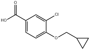 3-氯-4-(环丙基甲氧基)苯甲酸