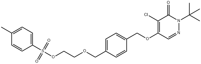2-（4 - （（1-叔丁基-5-氯-6-氧代-1,6-二氢哒嗪-4-基氧基）甲基）苄氧基）乙基4-甲基苯磺酸酯