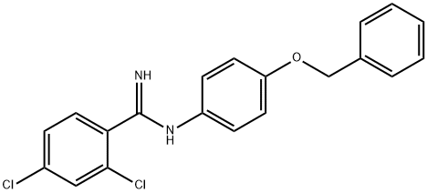 N-(4-(Benzyloxy)phenyl)-2,4-dichlorobenzimidamide