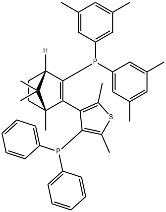 (1R,4S)-3-[双(3,5-二甲苯基)膦]-2-(4-二苯基膦-2,5-二甲基-3-噻吩基)-1,7,7-三甲基二环[2.2.1]庚-2-烯