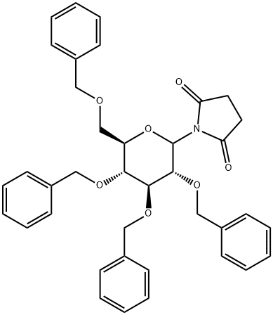 1-[2,3,4,6-Tetrakis-O-(phenylmethyl)-D-glucopyranosyl]-2,5-pyrrolidinedione