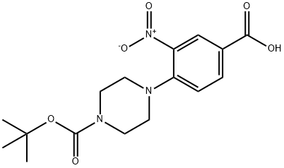 4-(Boc-哌嗪-1-基)-3-硝基苯甲酸