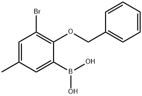 2-苄氧基-3-溴-5-甲基苯硼酸