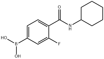 4-环己基氨甲酰基-3-氟苯硼酸, 95%