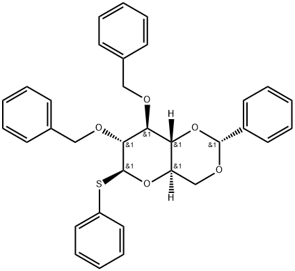 (2R,4aR,6S,7R,8S,8aR)-7,8-bis(Benzyloxy)-2-phenyl-6-(phenylthio)hexahydropyrano[3,2-d][1,3]dioxine