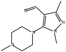 1,3-Dimethyl-5-(4-methyl-1-piperazinyl)-1H-pyrazole-4-carbaldehyde
