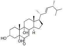 3β,5α,9α-Trihydroxyergosta-7,22-dien-6-one