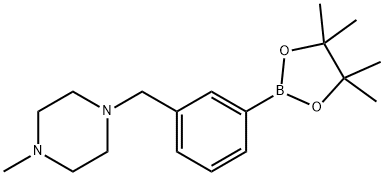 1-甲基-4-(3-(4,4,5,5-四甲基-1,3,2-二氧硼杂环戊烷-2-基)苄基)哌嗪