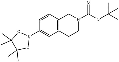 6-(4,4,5,5-三甲基-1,3,2-二氧代硼戊烷-2-基)-3,4-二氢异喹啉-2(1H)-甲酸叔丁酯