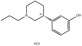 R(+)-3-(3-Hydroxyphenyl)-N-propylpiperidine hydrochloride